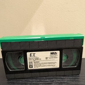 MCA Home Video Black VHS Tape